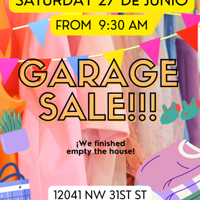 Huge Garage Sale!