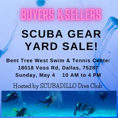 Scuba Gear Yard Sale